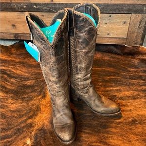 Womens Plain Jane Tall Lane Western Cowgirl Boots